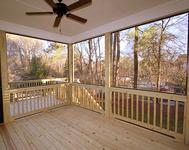 Covered Porch w/ Grilling Deck  in home built by Atlanta Home Builder Waterford Homes